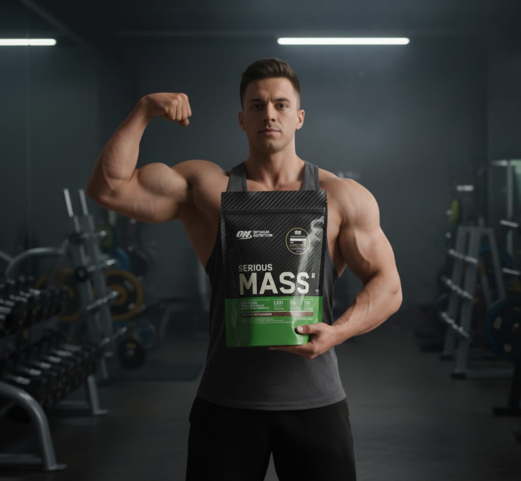 Optimum Nutrition Serious Mass 1kg - High Calorie Mass Gainer Chocolate