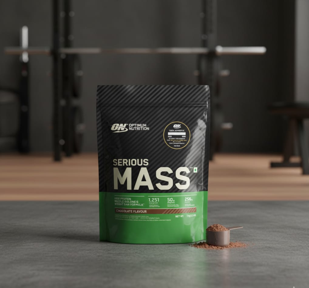 Optimum Nutrition Serious Mass 1kg - High Calorie Mass Gainer Chocolate