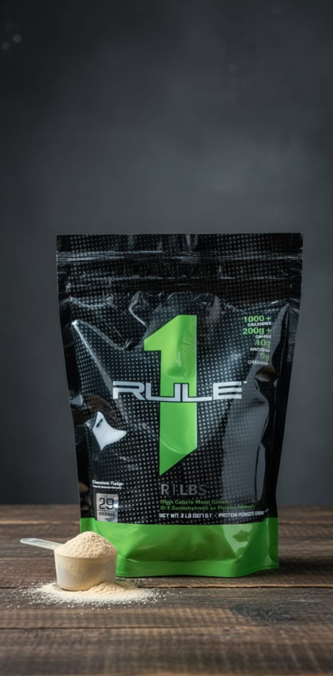 Rule 1 R1 Mass Gainer 1kg - Premium Weight Gainer Protein